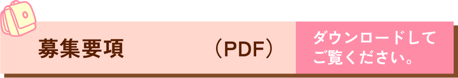 募集要項についてのPDF